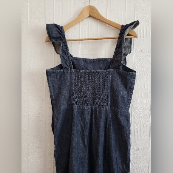 Gap Ruffle Wide-Leg Jumpsuit - Picture 3 of 5